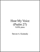 Hear My Voice SATB choral sheet music cover